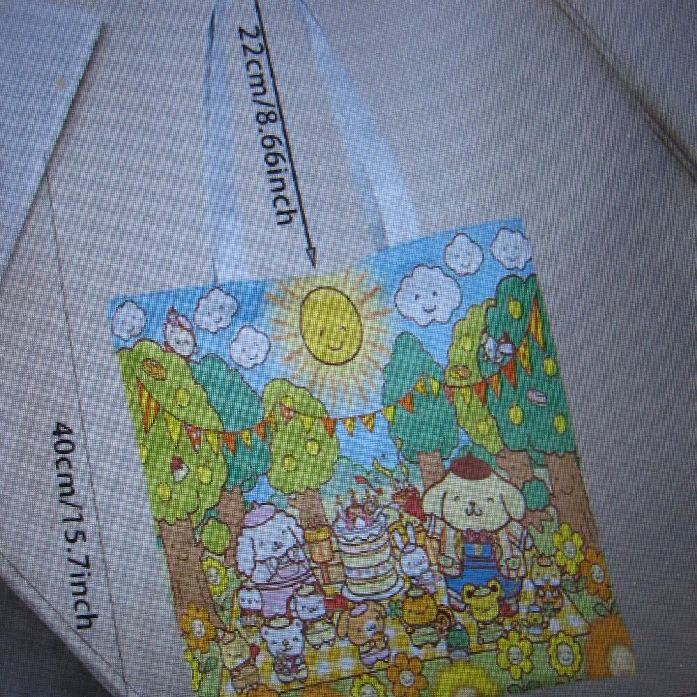 Sanrio Purin Party In Woods Tote Bag